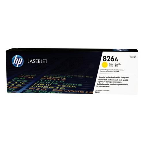 HP Cartucho de toner amarelo (CF312A / 826A)