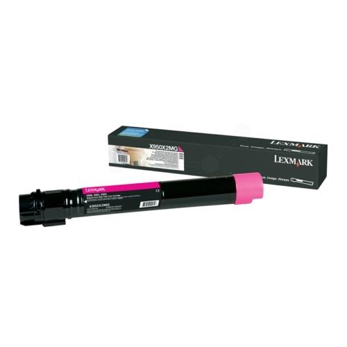 Lexmark Cartucho de toner magenta (X950X2MG / 0X950X2MG) (elevada capacidade)