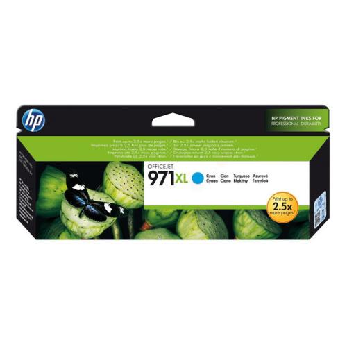 HP Cartucho de tinta ciano (CN626AE / 971XL) (elevada capacidade)