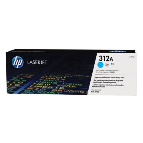 HP Cartucho de toner ciano (CF381A / 312A)