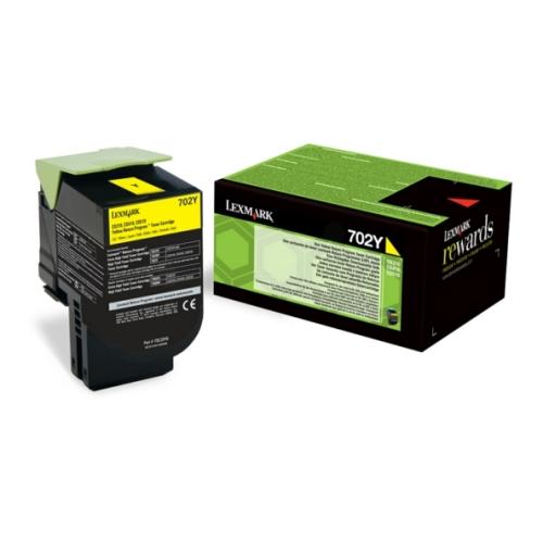 Lexmark Cartucho de toner amarelo (70C20Y0 / 702Y) (Retorno)