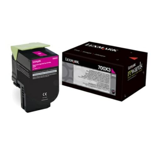 Lexmark Cartucho de toner magenta (70C0X30 / 700X3)