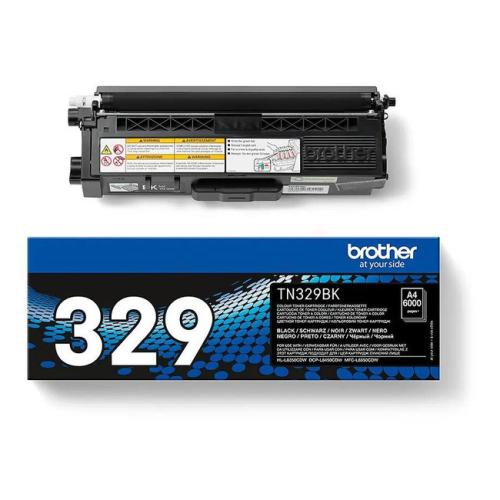 Brother Cartucho de toner preto (TN329BK) (elevada capacidade)