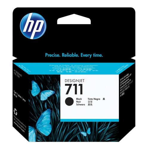 HP Cartucho de tinta preto (CZ133A / 711)