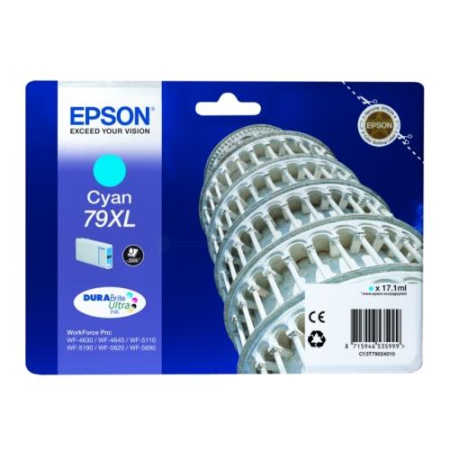 Epson Cartucho de tinta ciano (C13T79024010 / 79XL) (elevada capacidade)