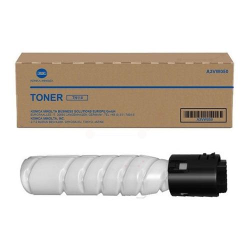 Konica Minolta Cartucho de toner preto (A3VW050 / TN118) (Pack Duplo)