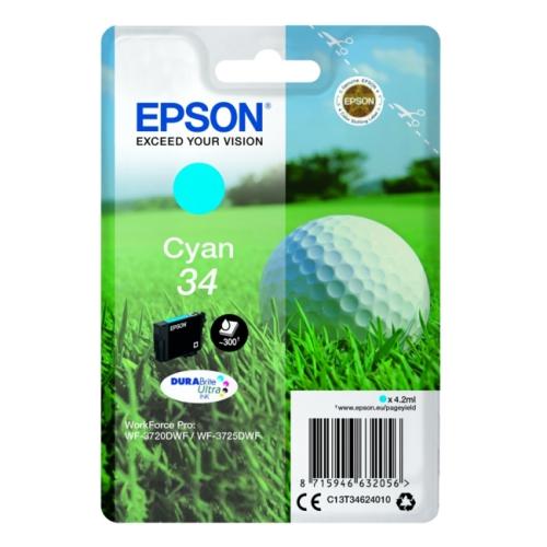 Epson Cartucho de tinta ciano (C13T34624010 / 34)
