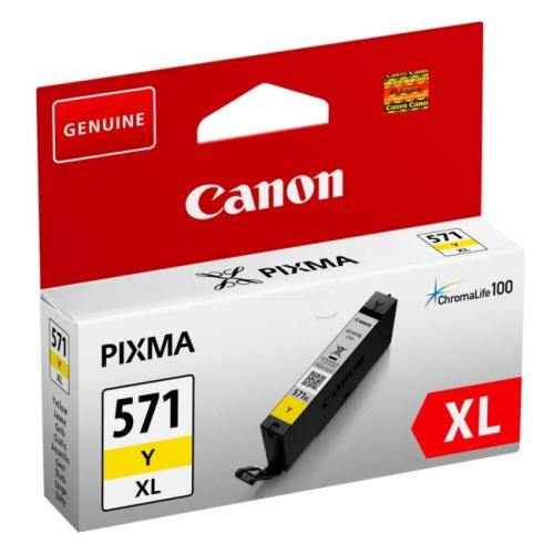 Canon Cartucho de tinta amarelo (0334C001 / CLI571YXL) (elevada capacidade)