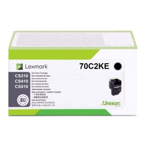 Lexmark Cartucho de toner preto (70C20KE / 702K)