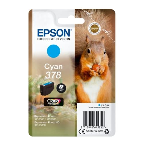Epson Cartucho de tinta ciano (C13T37824010 / 378)