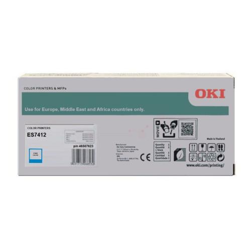 Oki Cartucho de toner ciano (46507623)