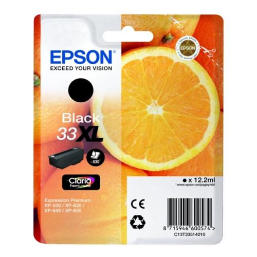 Epson Cartucho de tinta preto (C13T33514012 / 33XL) (elevada capacidade)