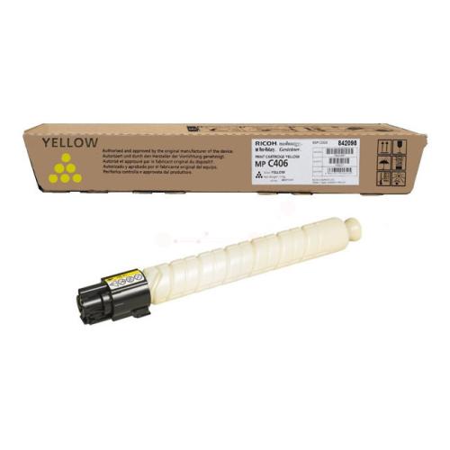 Ricoh Cartucho de toner amarelo (842098 / MPC406)