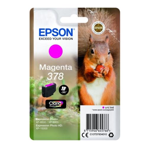 Epson Cartucho de tinta magenta (C13T37834010 / 378)
