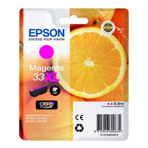 Epson Cartucho de tinta magenta (C13T33634012 / 33XL) (elevada capacidade)