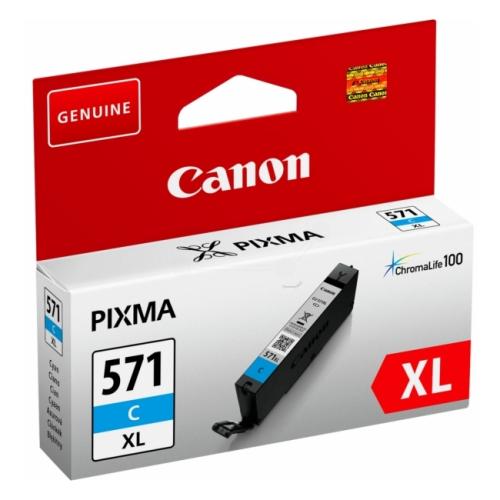 Canon Cartucho de tinta ciano (0332C001 / CLI571CXL) (elevada capacidade)