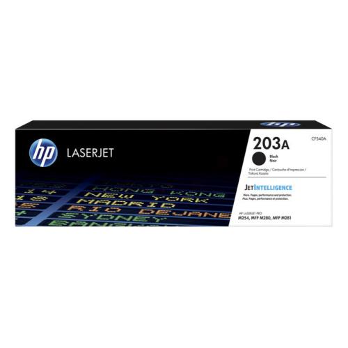 HP Cartucho de toner preto (CF540A / 203A)
