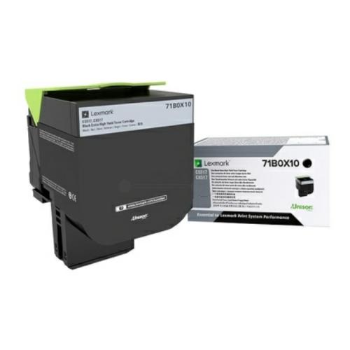 Lexmark Cartucho de toner preto (71B0X10 / 071B0X10) (elevada capacidade)