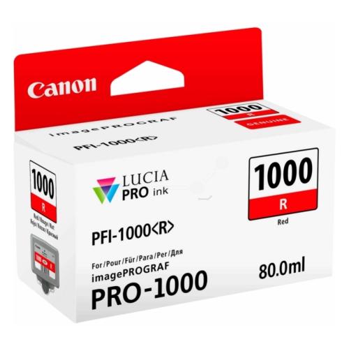 Canon Cartucho de tinta vermelho (0554C001 / PFI1000R)