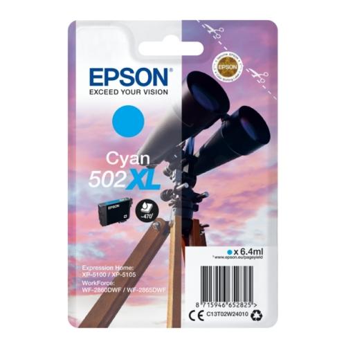 Epson Cartucho de tinta ciano (C13T02W24010 / 502XL) (elevada capacidade)