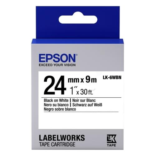 Epson Fita de tinta preto / branco (C53S656006 / LK6WBN)