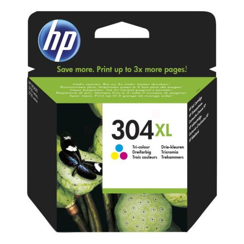 HP Cartucho de tinta cor (N9K07AE#301 / 304XL) (elevada capacidade)