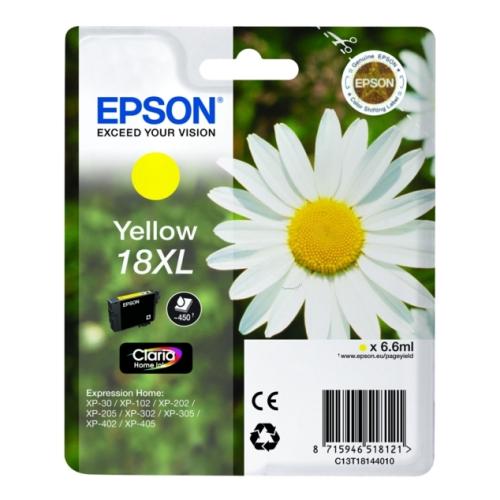 Epson Cartucho de tinta amarelo (C13T18144012 / 18XL) (elevada capacidade)