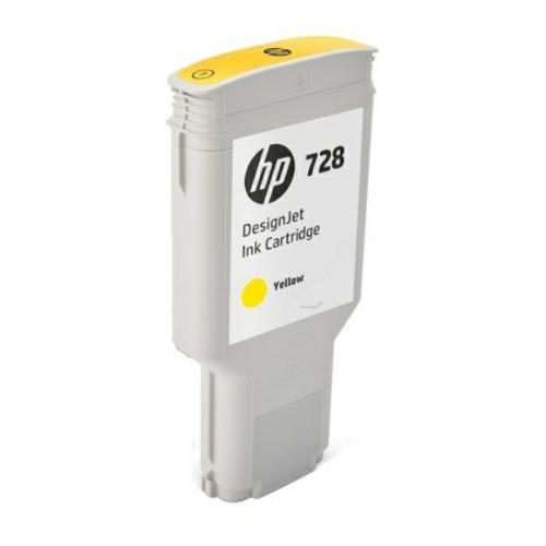 HP Cartucho de tinta amarelo (F9K15A / 728)
