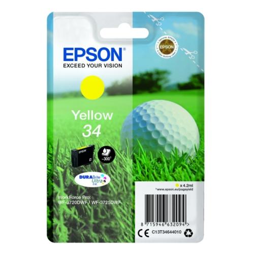 Epson Cartucho de tinta amarelo (C13T34644010 / 34)