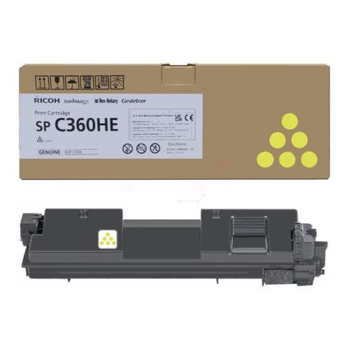 Ricoh Cartucho de toner amarelo (408187 / SPC360HE) (elevada capacidade)
