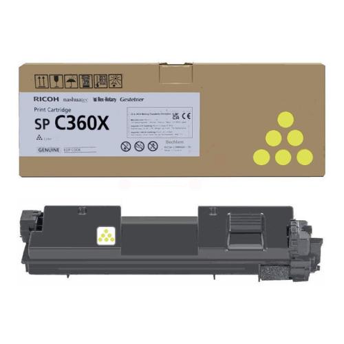 Ricoh Cartucho de toner amarelo (408253 / SPC360X) (elevada capacidade)