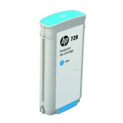 HP Cartucho de tinta ciano (F9J67A / 728)
