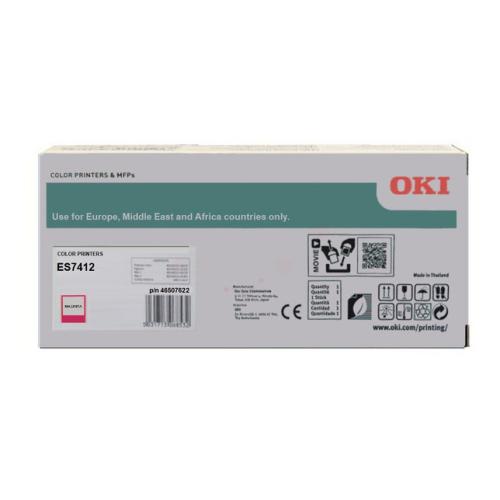 Oki Cartucho de toner magenta (46507622)