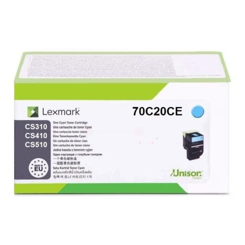 Lexmark Cartucho de toner ciano (70C20CE / 702C)