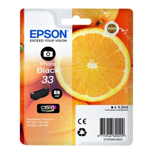 Epson Cartucho de tinta fotografia preta (C13T33414012 / 33)