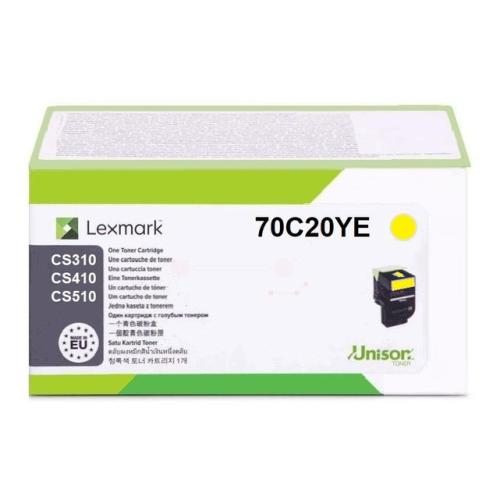 Lexmark Cartucho de toner amarelo (70C20YE / 702Y)
