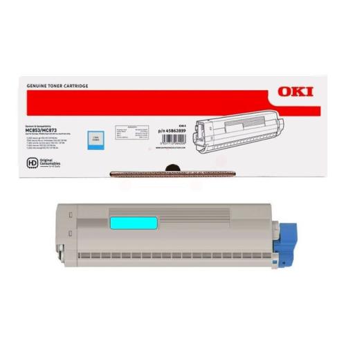 Oki Cartucho de toner ciano (45862839)