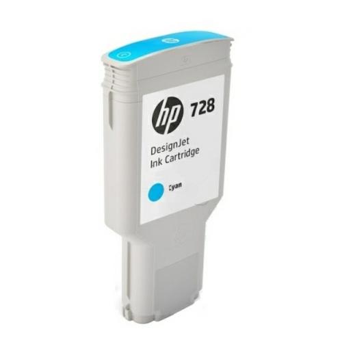 HP Cartucho de tinta ciano (F9K17A / 728)