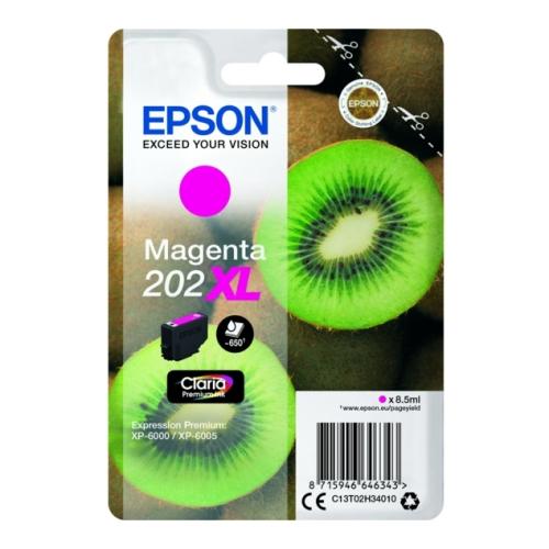 Epson Cartucho de tinta magenta (C13T02H34010 / 202XL) (elevada capacidade)