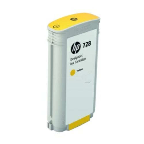 HP Cartucho de tinta amarelo (F9J65A / 728)