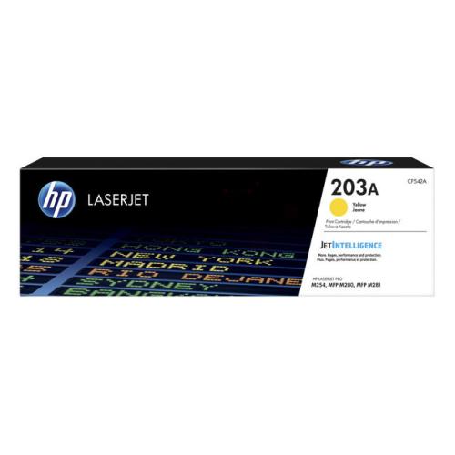 HP Cartucho de toner amarelo (CF542A / 203A)