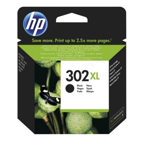 HP Cartucho de tinta preto (F6U68AE / 302XL) (elevada capacidade)