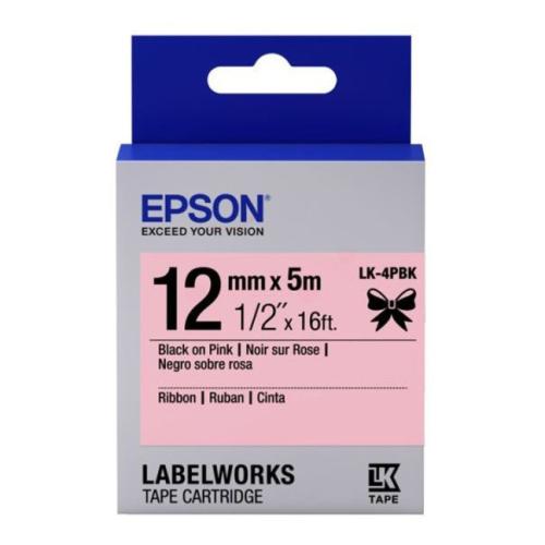 Epson Etiqueta black/Cor-de-rosa (C53S654031 / LK4PBK)