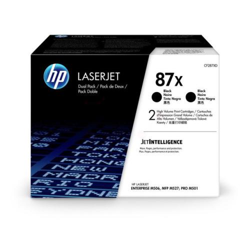HP Cartucho de toner preto (CF287XD / 87X) (Pack Duplo, elevada capacidade)