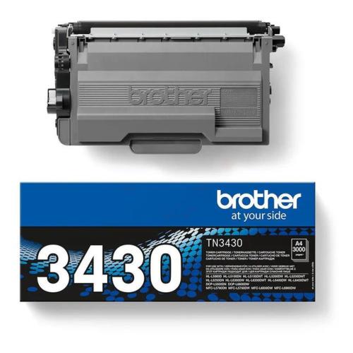 Brother Cartucho de toner preto (TN3430)