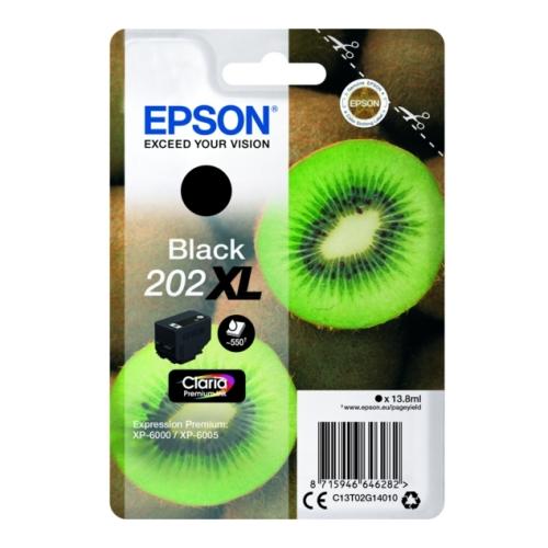 Epson Cartucho de tinta preto (C13T02G14010 / 202XL) (elevada capacidade)