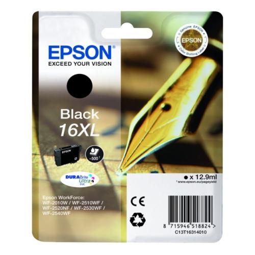 Epson Cartucho de tinta preto (C13T16314012 / 16XL) (elevada capacidade)