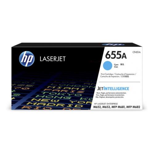 HP Cartucho de toner ciano (CF451A / 655A)