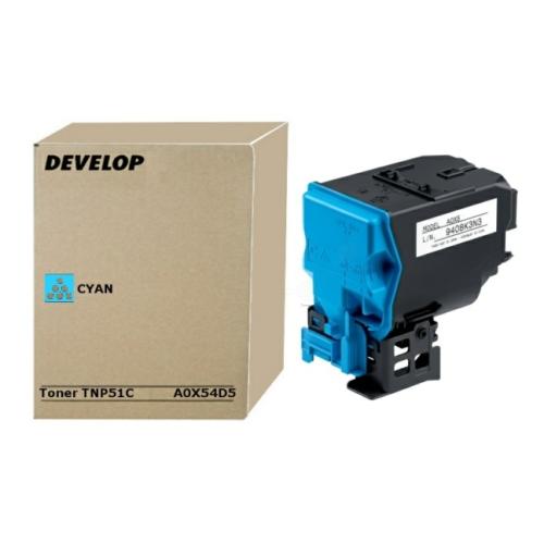 Develop Cartucho de toner ciano (A0X54D5 / TNP51C)