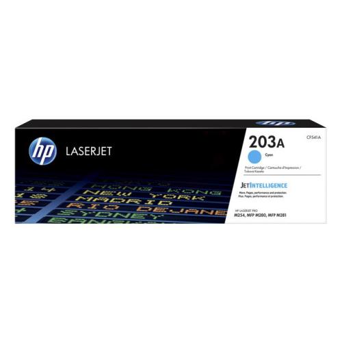 HP Cartucho de toner ciano (CF541A / 203A)